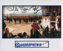 QUADROPHENIA 8x10 inch photo from the cult classic movie "Quadrophenia" signed by actress Linda