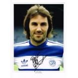 GERRY FRANCIS QPR signed large 16 x 12 photo. Good condition