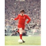 LIVERPOOL 8x10 inch photo signed by Liverpool legend Ian Callaghan. Good Condition
