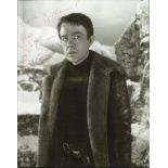 Bill Gaunt signed 10 x 8 b/w photo portrait in mountains from The Champions - Good condition