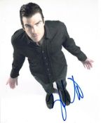 Zachary Quinto 8x10 colour photo of Zachary from Heroes, signed by him in NYC. Good condition