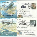RAF Planes & Places VIP signed collection.  RAF(P&P)1 – 31 with two or more signed varieties of
