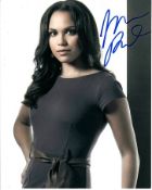 Monica Raymond 8x10 colour photo of Monica from Chicago Fire, signed by her in NYC. Good condition