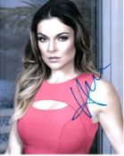 Serinda Swan 8x10 colour photo of Serinda from Graceland, signed by her in NYC. Good condition