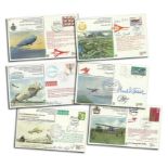 First Flight Special signed RAF flown covers. Complete set of the 40 FF first flight series of
