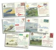 First Flight Special signed RAF flown covers. Complete set of the 40 FF first flight series of