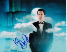 Kyle Mac Lachlan 8x10 photo of Kyle as Agent Cooper from Twin Peaks, signed by him in NYC. Good