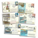 Navy covers collection.  Collection of early VIP signed RNSC covers RNSC1 – 24, missing 23. RNSC(2)