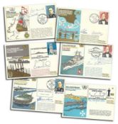 Navy covers collection.  Collection of early VIP signed RNSC covers RNSC1 – 24, missing 23. RNSC(2)