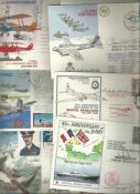 Assorted RAF signed covers about 150 flown covers including some nice signed varieties from across