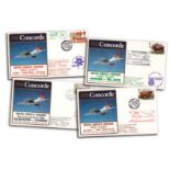 Concorde Cover collection. Two binders of approx. 140 flown Concorde covers, mainly British