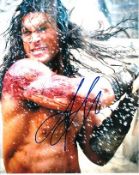 Jason Momoa 8x10 photo of Jason from Conan, signed by him at Sundance Film Festival. Good condition