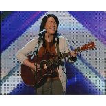 Lucy Spraggen X Factor Colour 8x10 photograph autographed by Lucy Spraggen, the folk and acoustic