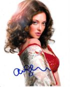 Amanda Seyfried 8x10 colour photo of Amanda from Lovelace, signed by her in NYC. Good condition