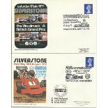 Formula One Grand Prix unsigned covers. 16 covers comm 1970s races, run of GP Series for 1977
