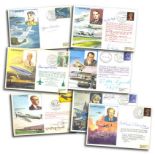 Historic Aviators Special Signed collection Two albums of 50 covers HA1 - 40 and 10 specials all
