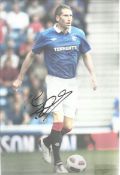 Kirk Broadfoot in Rangers strip signed colour 12x8 photo. Good condition