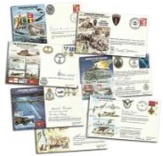 50th Ann WW2 JS50 Special Signed cover collection. A complete set of the JS50 series of covers