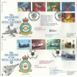 RAF FDC signed collection. Complete Set Of 62 Squadrons Of The Royal Air Force Signed First Day