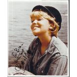 Hayley Mills signed colour 10x8 photo Good condition