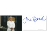 Full colour photo of Judi Dench as M, with card signed by Judi Dench to accompany it. Dench played M