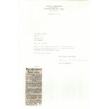 John H. Dessauer typed signed letter 1970also known as Hans Dessauer, (13 May 1905 12 August 1993)