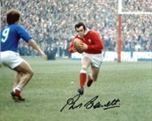 Phil Bennett: 8x10 inch photo signed by former Rugby Union star Phil Bennett