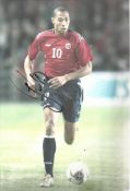 John Carew in Norway strip signed colour 12x8 photo. Good condition