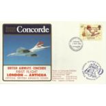 Concorde London-Antigua First Flight dated 2nd November 1984. Good condition