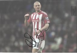 Andy Wilkinson in Stoke strip signed colour 12x8 photo. Good condition