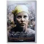 US One sheet film poster for the film “North Country” (2005, signed by Charlize Theron, Sean Bean,