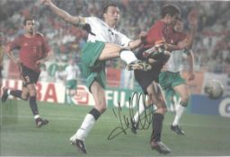 Ivan Helguera in Spain strip signed colour 12x8 photo. Good condition
