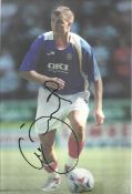 Gregory Vignal in Portsmouth strip signed colour 12x8 photo. Good condition