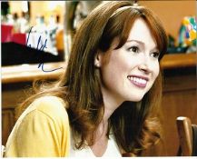 Ellie Kemper signed colour 10x8 photo. Good condition