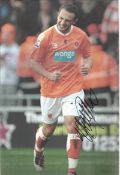 Neil Ardley in Blackpool strip signed colour 12x8 photo. Good condition