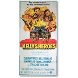 “Kelly's Heroes” (1970, Indian 3 sheet film poster, folded Good condition