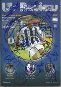 Colchester v WBA programme September 2004 signed by 14 players on the front. Good condition