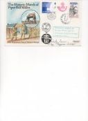 Private Wally Parr D Coy Pegasus Bridge June 6th 1944 Signed Historic March Piper Milling FDC.