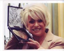 Barbara Windsor: 8x10 inch photo signed by actress Barbara Windsor, who most notably starred in many