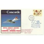 Concorde London-Boeing Field First Flight dated 15th November 1984. Good condition