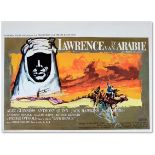 “Lawrence of Arabia” (1962 Belgian film poster, artwork by Ray, starring Peter O’Toole, Alec