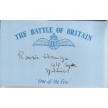 Ronnie Hamlyn 610 Sqn. Battle of Britain pilot. Good condition