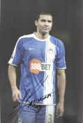 Antolin Alcaraz in Wigan strip signed colour 12x8 photo. Good condition
