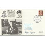 Sydney Grimes signed Dambusters no 617 squadron cover, in memory of Flt Lt David Shannon. Good