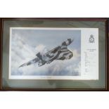 Vulcan Print 70cm x 50cm framed and mounted print Up Where We Belong Comm. 30th ann Vulcan B2 XH558,