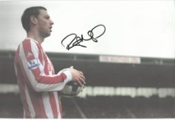 Rory Delap in Stoke strip signed colour 12x8 photo. Good condition
