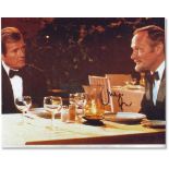 Full colour still from “For Yours Eyes Only”, featuring Roger Moore as James Bond and Julian