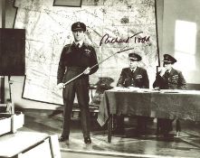 Dambusters: 8x10 inch photo from the classic war movie 'The Dambusters' hand signed by the late