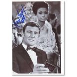 8”x10” glossy B/W promotional still from “On Her Majesty’s Secret Service”. The photo is signed by