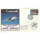 Concorde London-Edinburgh First Flight dated 29th November 1983. Good condition